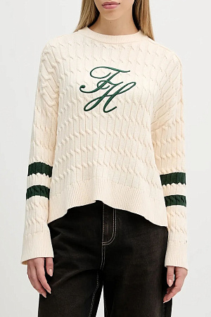 Свитер женский TOMMY HILFIGER TEXTURED GRAPHIC C-NK LS SWT WW0WW47633 