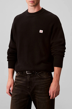Свитер мужской CALVIN KLEIN LS EZ COTTON WAFFLE CRWNK SWTR 9 LV04RD313G 