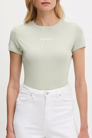 Футболка женская TOMMY JEANS TJW SLIM ESSENTIAL LOGO2 TEE EXT DW0DW20913 