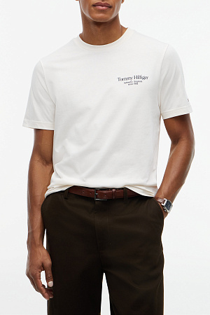 Футболка мужская TOMMY HILFIGER BACK TEXT SEASONAL GRAPHIC TEE MW0MW44887 