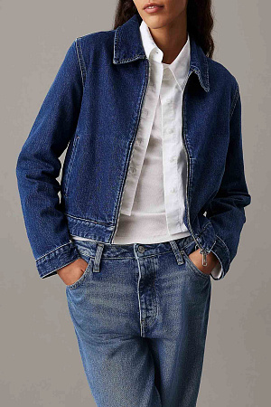 Куртка женская CALVIN KLEIN ZIP DENIM JACKET J20J224545 
