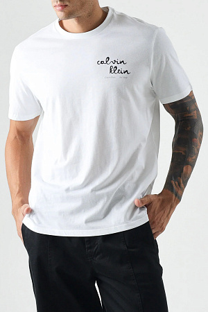 Футболка мужская CALVIN KLEIN SS 30S EU CK TRVL LI LV04RG837G 
