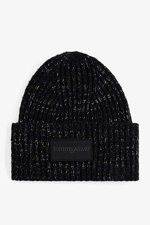 Шапка женская TOMMY JEANS TJW SCRIPT GLITTER BEANIE AW0AW17984 