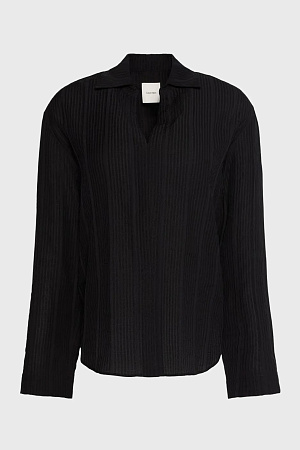 Блуза женская CALVIN KLEIN VISCOSE SHEER STRIPE LS SHIRT LV044G117G 