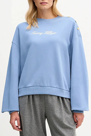 Толстовка женская TOMMY HILFIGER GOLD BTN SCRIPT TERR WW0WW48783 