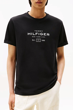 Футболка мужская TOMMY HILFIGER HILFIGER STACK GRAPHIC TEE MW0MW40002 
