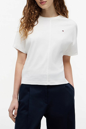 Футболка женская TOMMY HILFIGER CODY WAISTED C-NK SS TEE WW0WW49926 