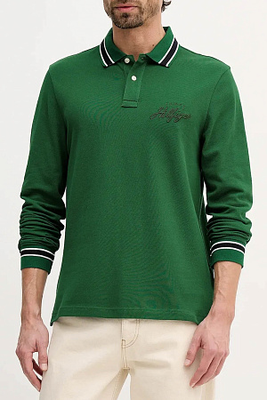 Футболка поло мужская TOMMY HILFIGER LS CHEST EMBRO REG POLO MW0MW41623 