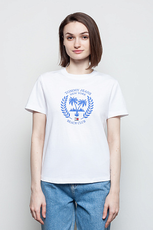 Футболка женская TOMMY JEANS TJW REG PREP LUXE 2 TEE DW0DW17835 