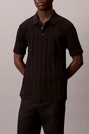 Футболка поло мужская CALVIN KLEIN SS VARIAGATED RIB CLASSIC POLO LV04LC219G 
