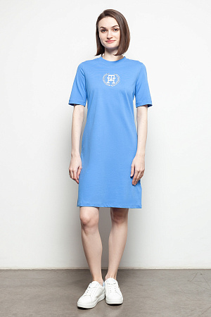Платье женское TOMMY HILFIGER REG SILVER LAUREL TEE DRESS SS WW0WW41757 