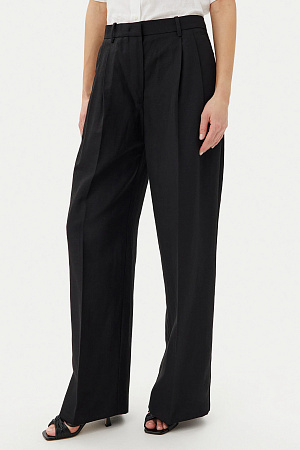Брюки женские TOMMY HILFIGER LINEN MIX RLXD STRAIGHT PANTS WW0WW45460 