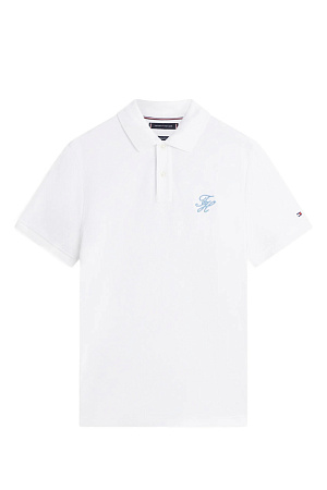 Футболка поло мужская TOMMY HILFIGER TH SCRIPT REG POLO MW0MW43046 