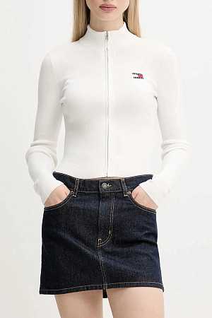 Джемпер женский TOMMY JEANS TJW ZIP HIGH NECK CARDIGAN EXT DW0DW20967 