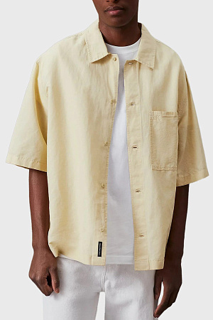 Рубашка мужская CALVIN KLEIN LINEN SS SHIRT J30J325173 