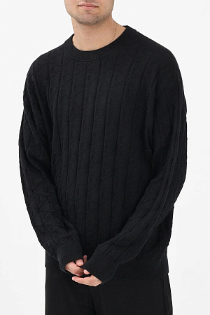Свитер мужской CALVIN KLEIN LS EASY AOP COTTON CREWNK SWEATE LV04RE301G 