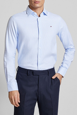 Рубашка мужская TOMMY HILFIGER CL - STCH TWILL FAKE SLD SHRT FR MW0MW38148 