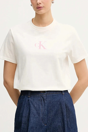 Футболка женская CALVIN KLEIN SS CLASSIC FOIL CK TEE LV047E804G 