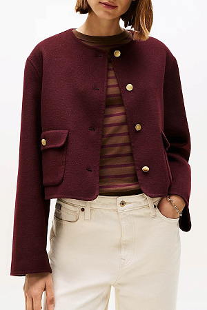 Полупальто женское TOMMY HILFIGER DF WOOL BLEND REG LA WW0WW47446 