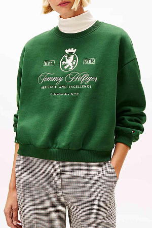 Толстовка женская TOMMY HILFIGER VARSITY CREST FLEECE SWTSHRT WW0WW46128 