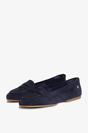 Женские лоферы TOMMY HILFIGER TH FLEX SUEDE LOAFER BALLERINA FW0FW09507 