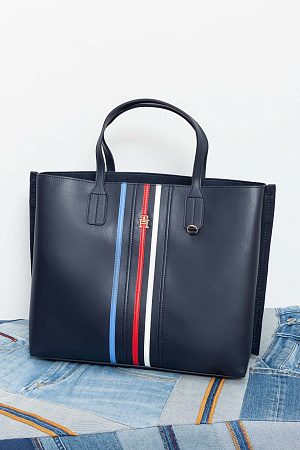 Сумка женская TOMMY HILFIGER ICONIC TOMMY SATCHEL CORP AW0AW16409 