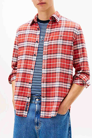 Рубашка мужская TOMMY JEANS TJM REG FLANNEL CHECK SHIRT EXT DM0DM22839 