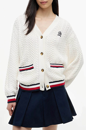 Кардиган женский TOMMY JEANS TJW RWB TIPPING OVS CARDIGAN DW0DW22934 