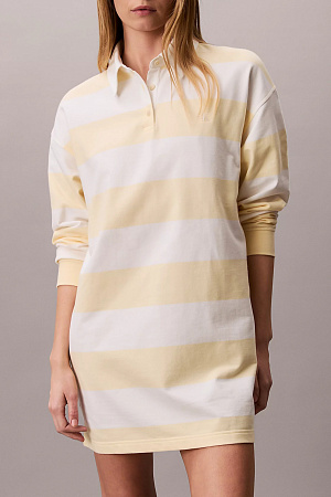Платье женское CALVIN KLEIN LS VARSITY STRIPE MI LV047F214G 