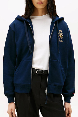 Толстовка женская TOMMY HILFIGER GOLD CREST TERRY ZIP THROUGH WW0WW46126 
