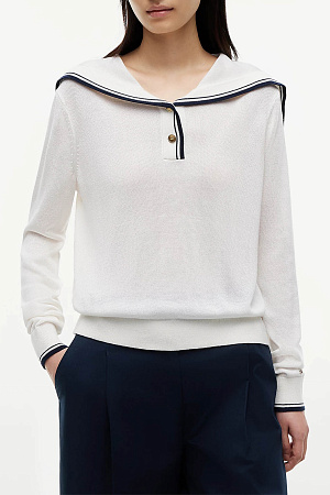 Свитер женский TOMMY HILFIGER LYOCELL SILK SAILOR SWEATER WW0WW50092 
