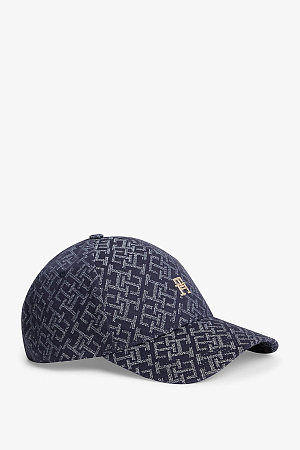 Кепка женская TOMMY HILFIGER TH MONOGRAM JACQ CAP AW0AW18331 