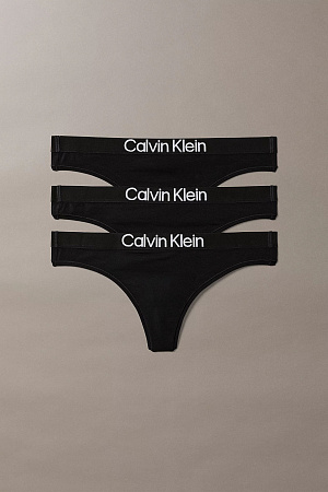Трусики женские CALVIN KLEIN THONG 3PK LV00QD5397 