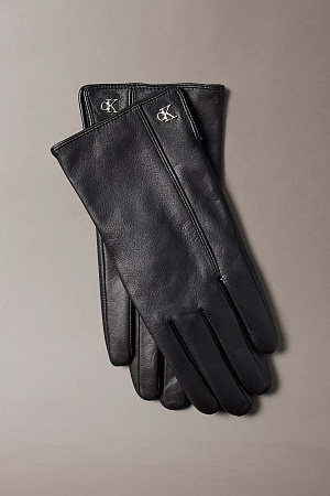 Перчатки женские CALVIN KLEIN METAL CK LEATHER GLOVES LV04F9011G 