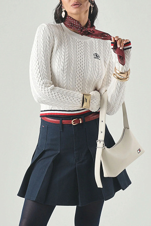Джемпер женский TOMMY JEANS TJW RWB TIPPING SWEATER DW0DW22933 