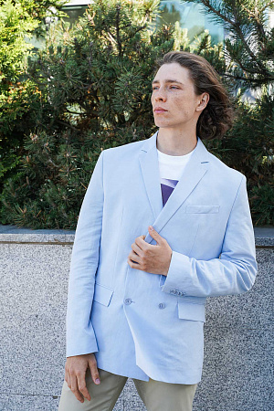 Пиджак мужской CALVIN KLEIN LINEN LYOCELL COTTON DB BLAZER K10K112649 