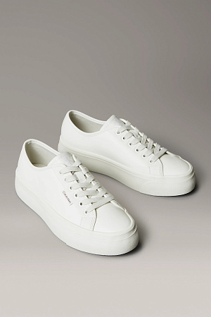 Женские кеды CALVIN KLEIN VULC FLATF LACE UP LTH YW0YW01932 