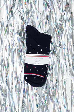 Носки женские TOMMY HILFIGER TH WOMEN SEASONAL SOCK 2P FOLK DOT 701210522 