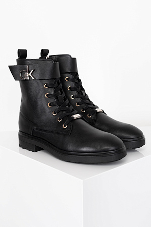 Женские ботинки CALVIN KLEIN CLEAT BIKER BOOT W/HDW HW0HW00594 