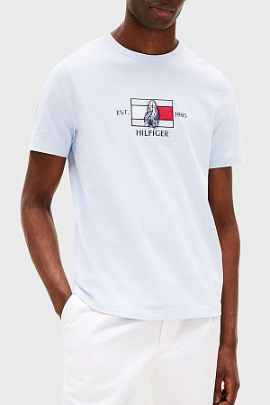 Футболка мужская TOMMY HILFIGER HILFIGER FLAG SAILIN MW0MW38628 