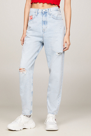 Джинсы женские TOMMY JEANS MOM JEAN UH TPR FLAG BH6015 DW0DW18314 