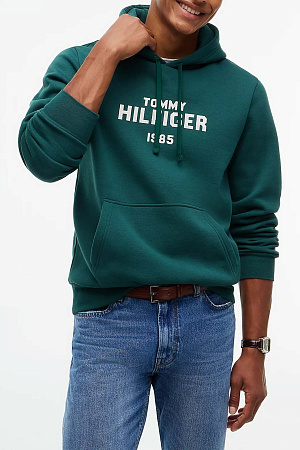 Толстовка мужская TOMMY HILFIGER HILFIGER STACK REG FLEECE HOODIE MW0MW44937 