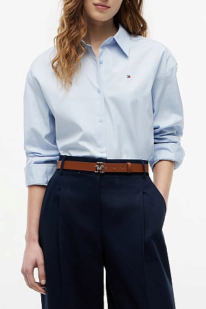 Рубашка женская TOMMY HILFIGER SUMMER POPLIN LS BOXY SHIRT WW0WW49940 