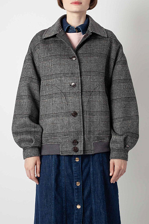 Куртка женская TOMMY HILFIGER MD DF WOOL REVERSIBLE CHECK JKT WW0WW42333 