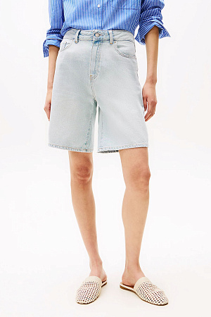 Шорты женские TOMMY HILFIGER DNM BERMUDA SHORT HW SKY WW0WW44388 