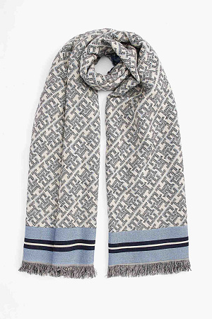 Шарф женский TOMMY HILFIGER TH MONOPLAY JACQUARD SCARF AW0AW16856 
