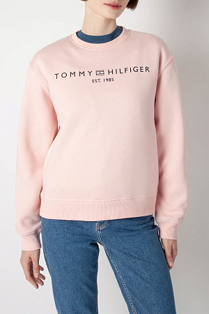 Толстовка женская TOMMY HILFIGER MDRN REG CORP LOGO C-NK SWTSHRT WW0WW39791 