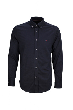 Рубашка мужская TOMMY HILFIGER PERFORMANCE KNIT SOLID LS SHIRT MW0MW39418 