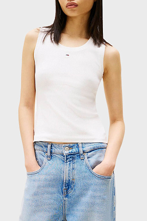 Топ женский TOMMY JEANS TJW ESSENTIAL RIB TA DW0DW20673 