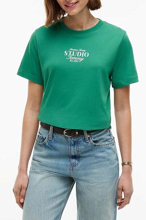 Футболка женская TOMMY HILFIGER STUDIO TOMMY REG C-NK S/S TSHIRT WW0WW52365 